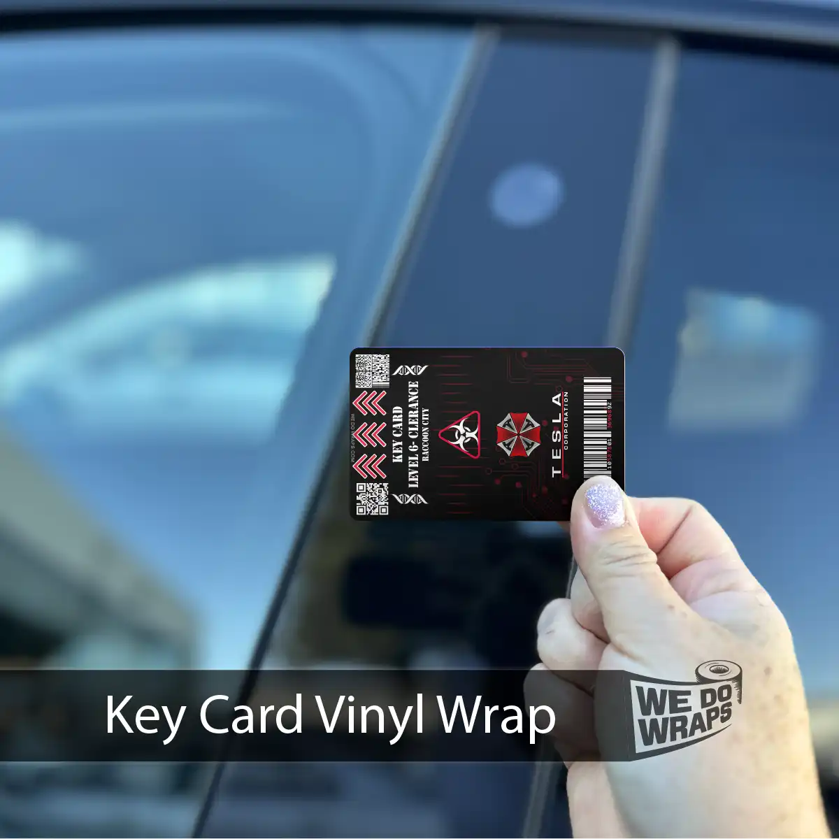 Resident Evil Raccoon City | NFC Key Card Wrap - Tesla Emblems