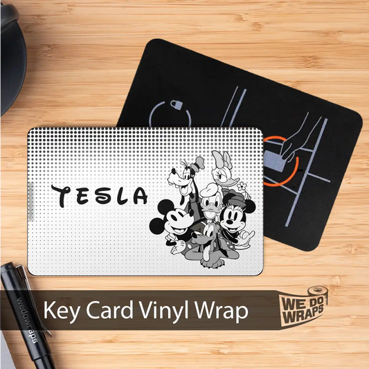 Retro Mickey | NFC Key Card Wrap - Tesla Emblems