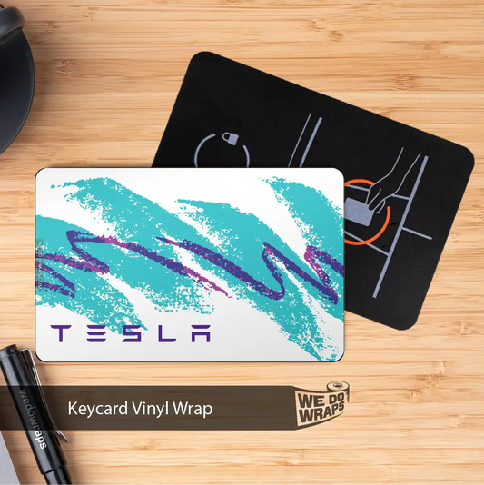 Retro Solo Jazz Cup Tesla Keycard Decal - Tesla Emblems