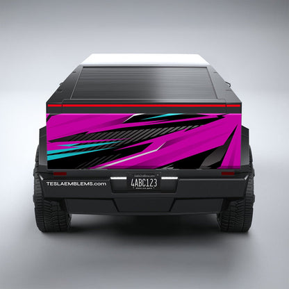 RetroTruck - Tesla Cybertruck DIY Precut Kit - Tesla Emblems