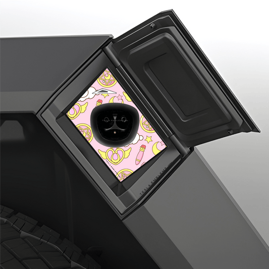 Sailor Moon Tesla Charge Port Wrap - Tesla Emblems