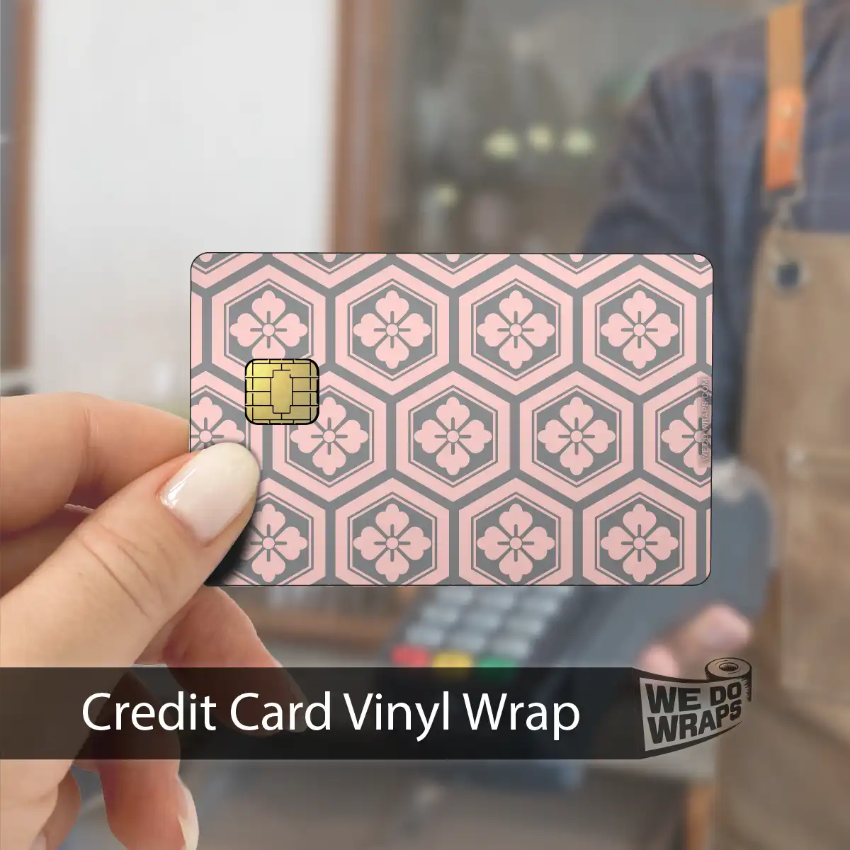 Sakura Hex | NFC Key Card Wrap - Tesla Emblems