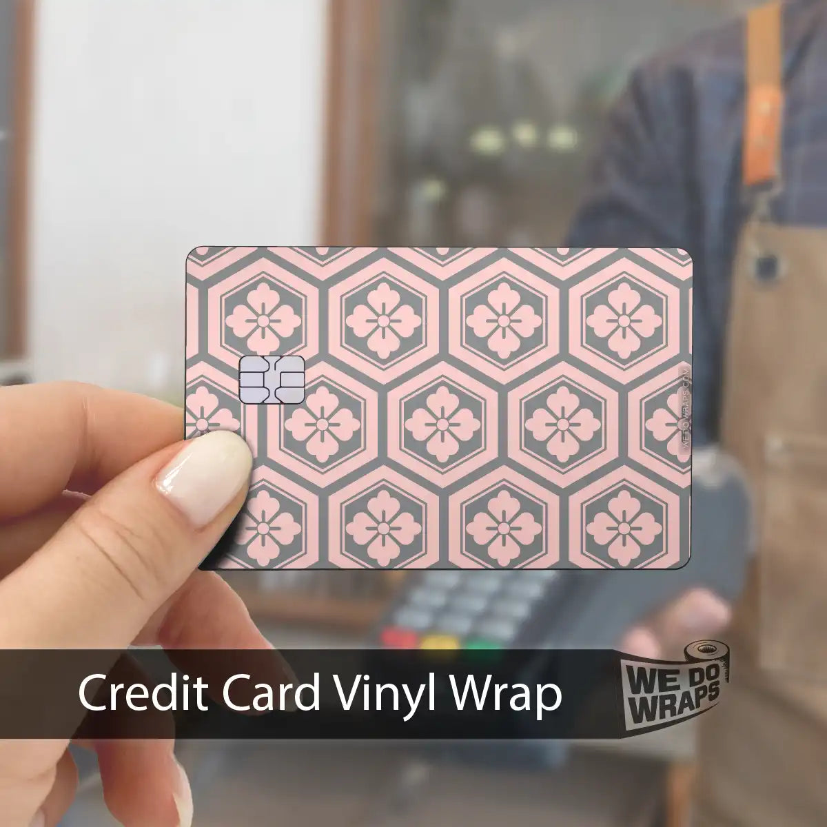 Sakura Hex | NFC Key Card Wrap - Tesla Emblems
