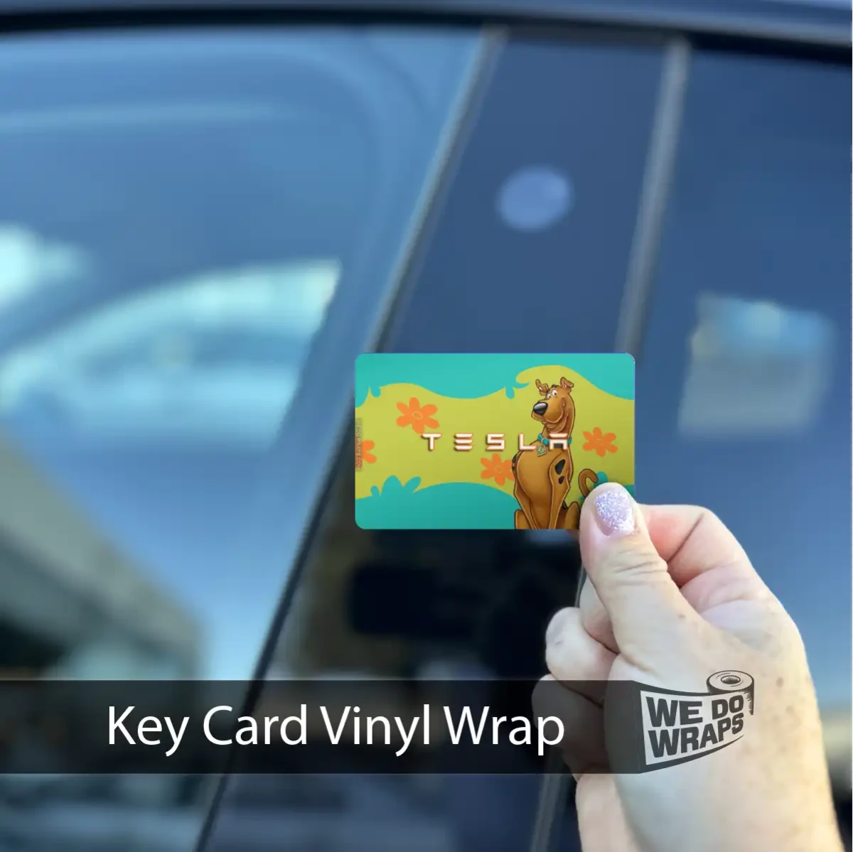 Groovy Scooby | NFC Key Card Wrap - Tesla Emblems