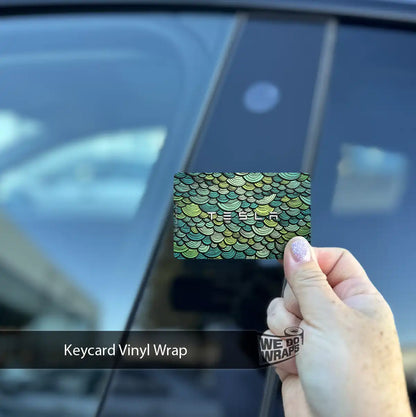 Sea Shells Tesla Keycard Decal - Tesla Emblems