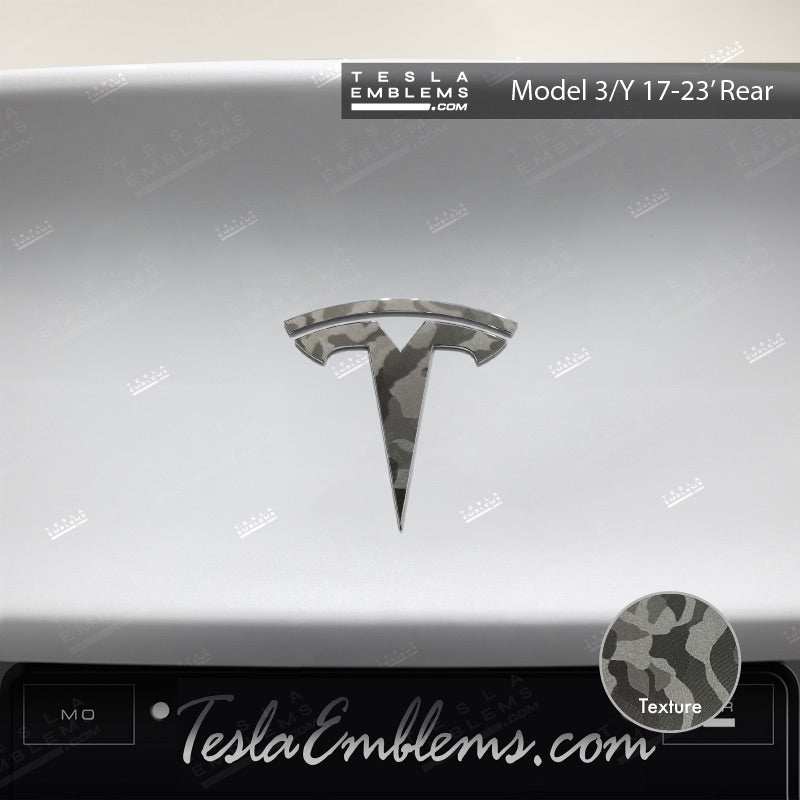 Tesla Model Y Logo Decal Kit (Front & Rear)