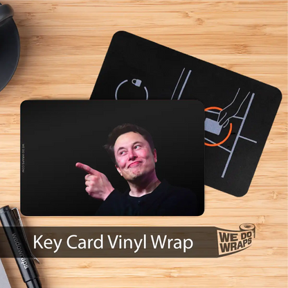 Sil - E - lon Meme | NFC Key Card Wrap - Tesla Emblems