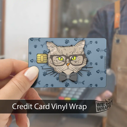 Smart British Shorthair Cat | NFC Key Card Wrap - Tesla Emblems