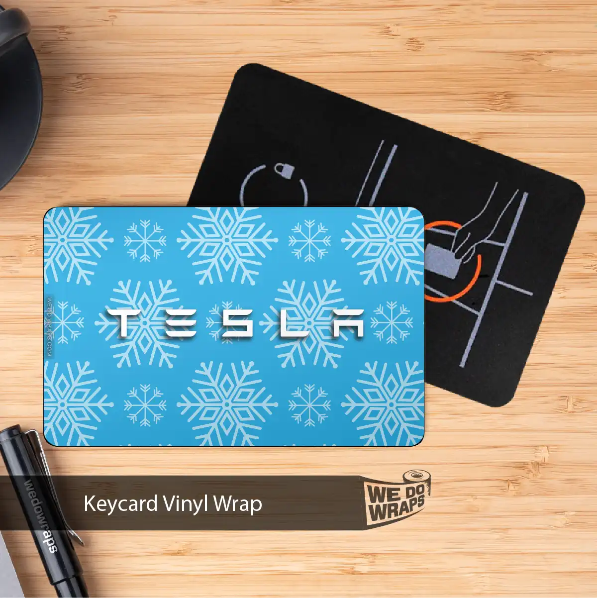 Snowflake | NFC Key Card Wrap - Tesla Emblems