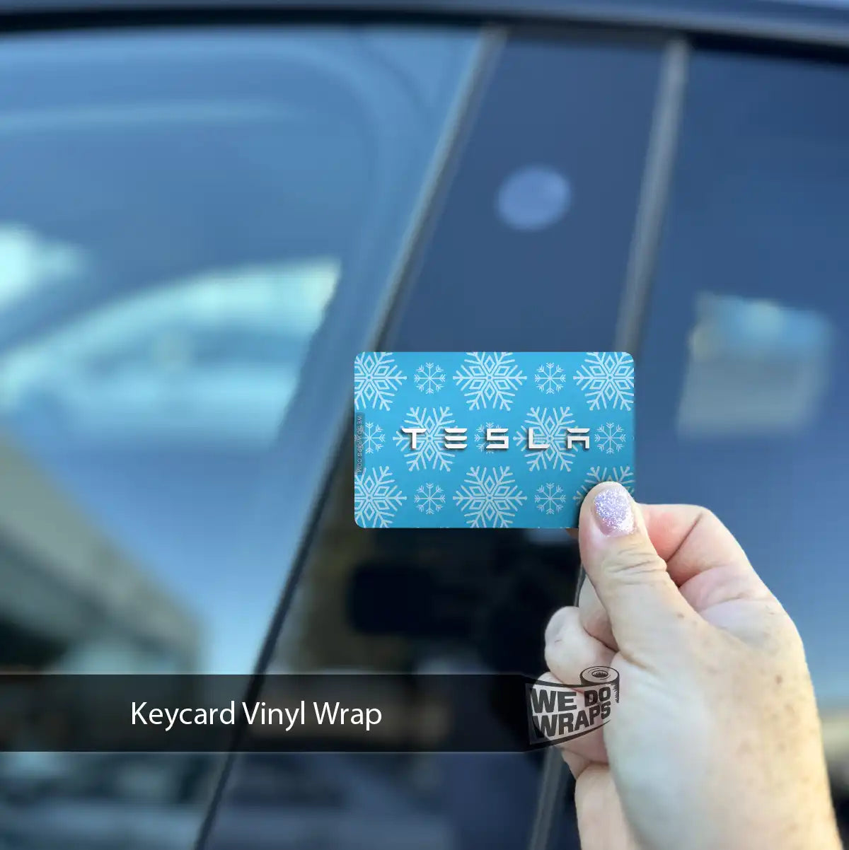 Snowflake | NFC Key Card Wrap - Tesla Emblems
