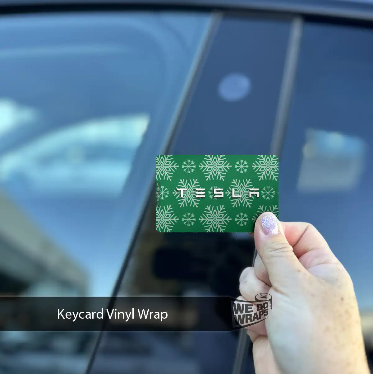 Snowflake | NFC Key Card Wrap - Tesla Emblems