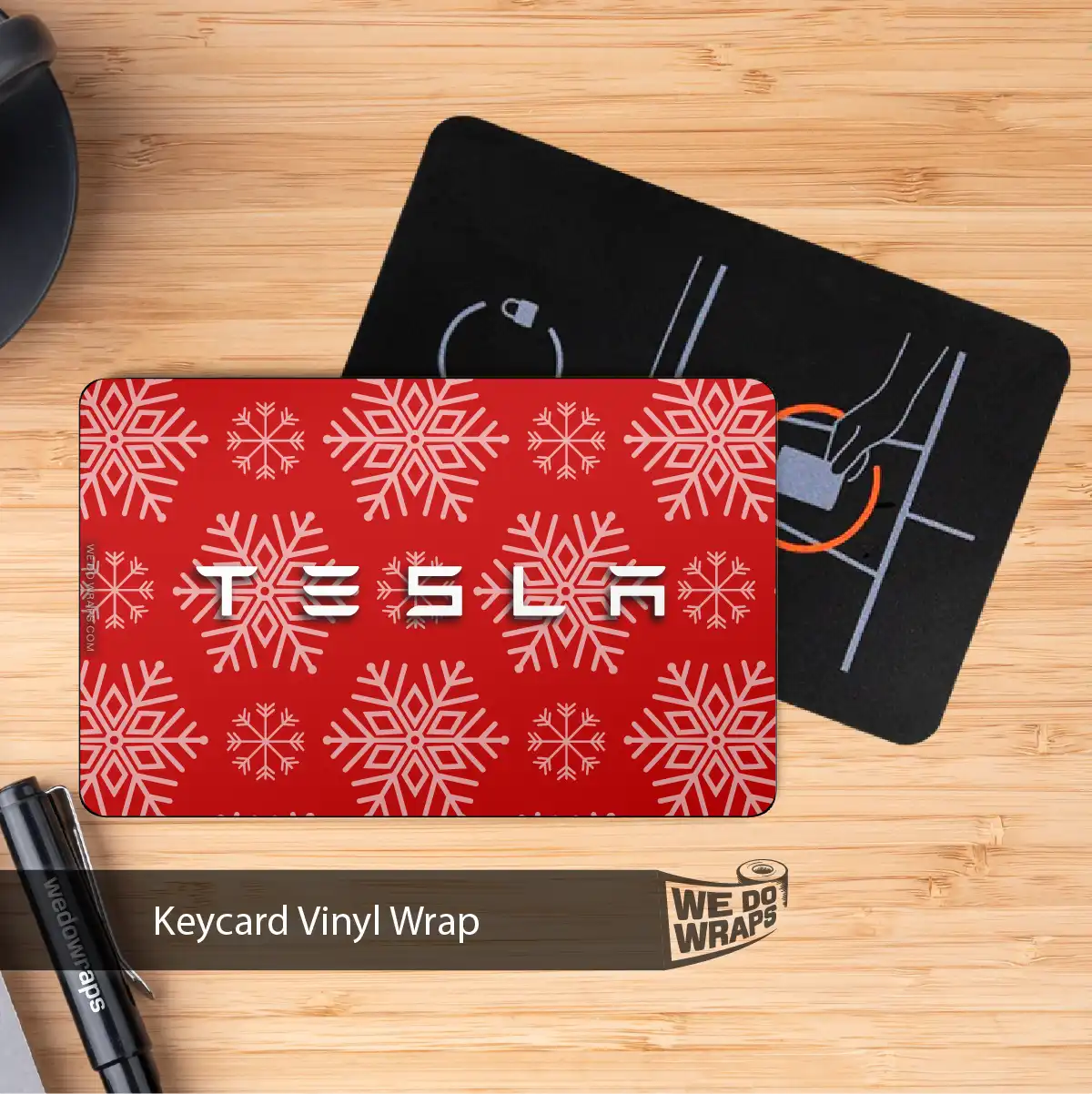Snowflake | NFC Key Card Wrap - Tesla Emblems
