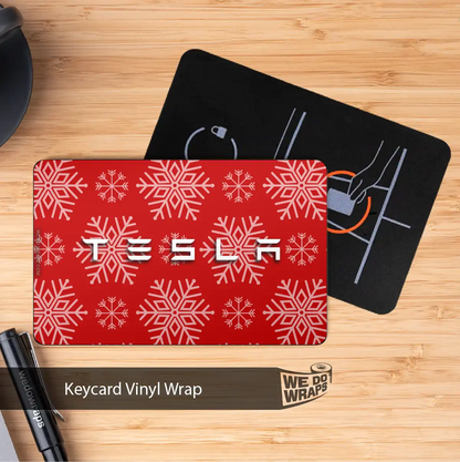 Snowflake | NFC Key Card Wrap - Tesla Emblems