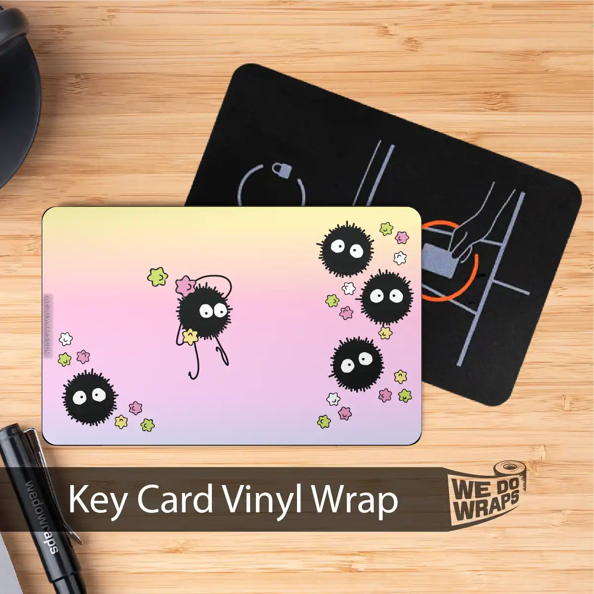 Soot Sprites | NFC Key Card Wrap - Tesla Emblems