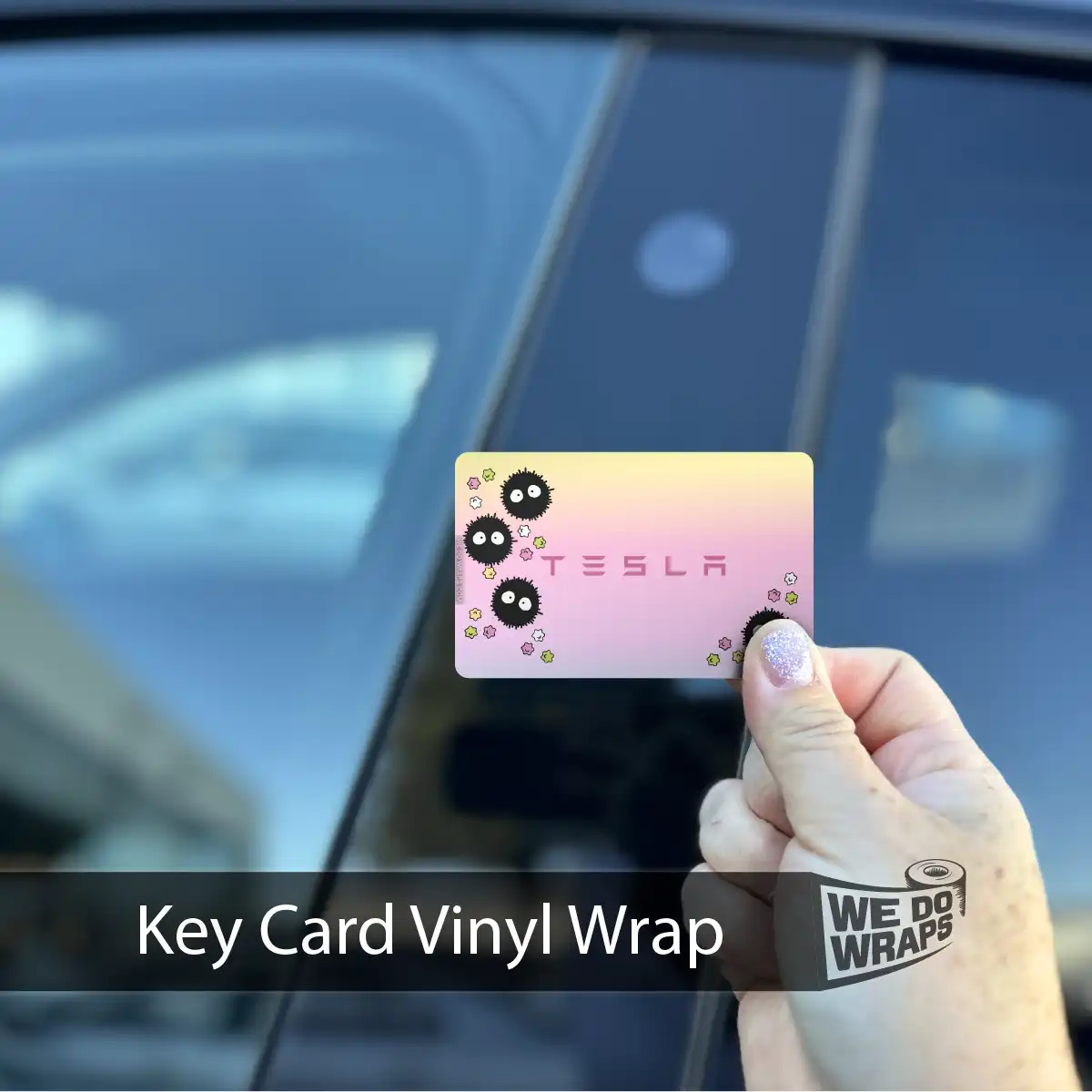 Soot Sprites | NFC Key Card Wrap - Tesla Emblems