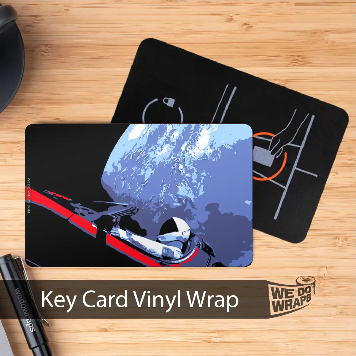 Space Roadster | NFC Key Card Wrap - Tesla Emblems