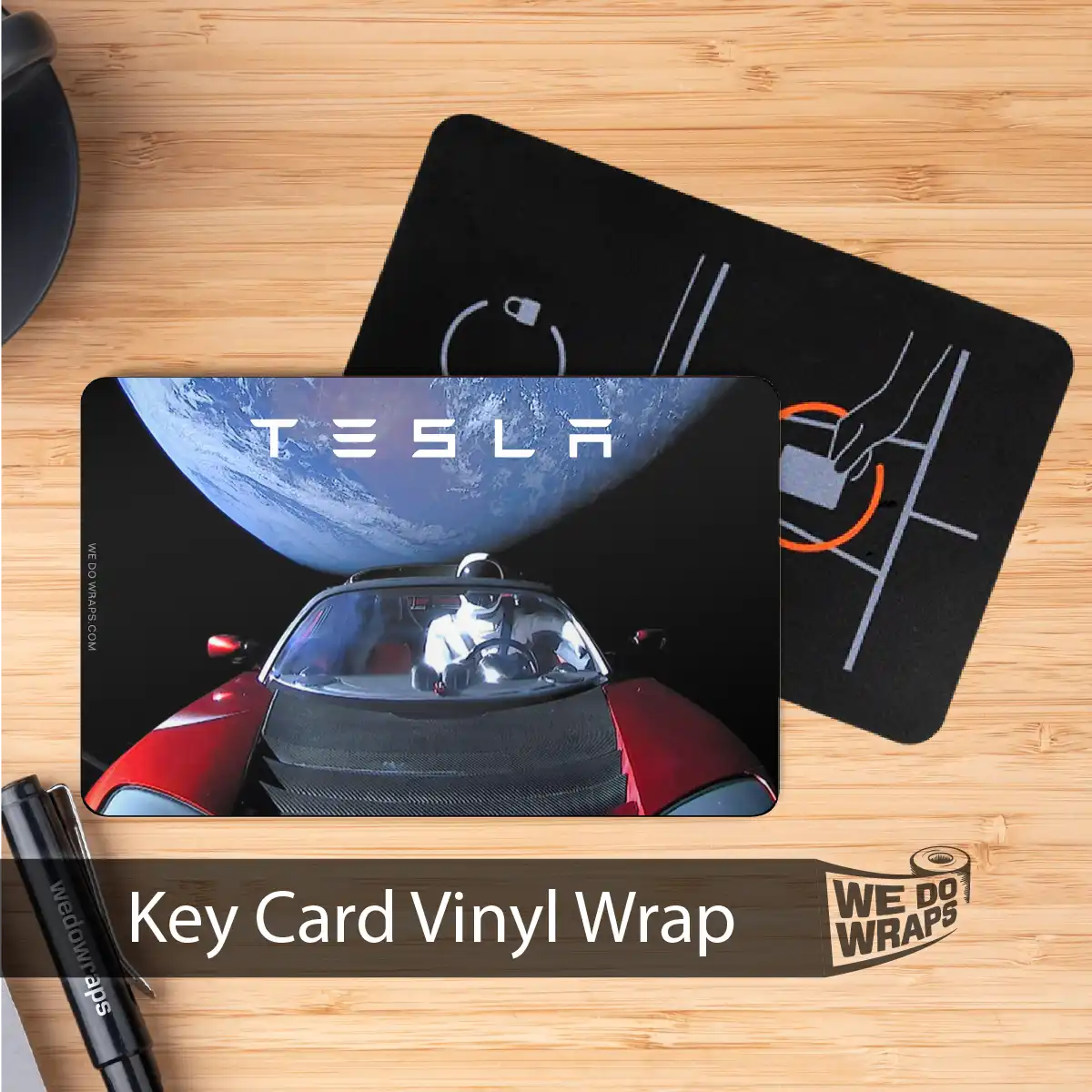Space Roadster | NFC Key Card Wrap - Tesla Emblems