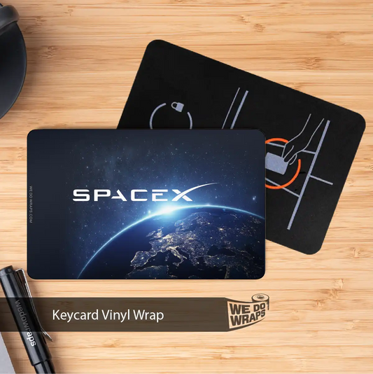 SpaceX Tesla Keycard Decal