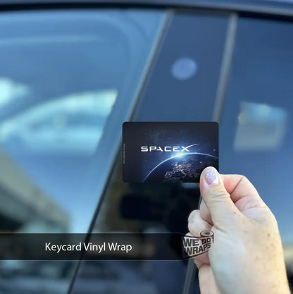 SpaceX Tesla Keycard Decal - Tesla Emblems