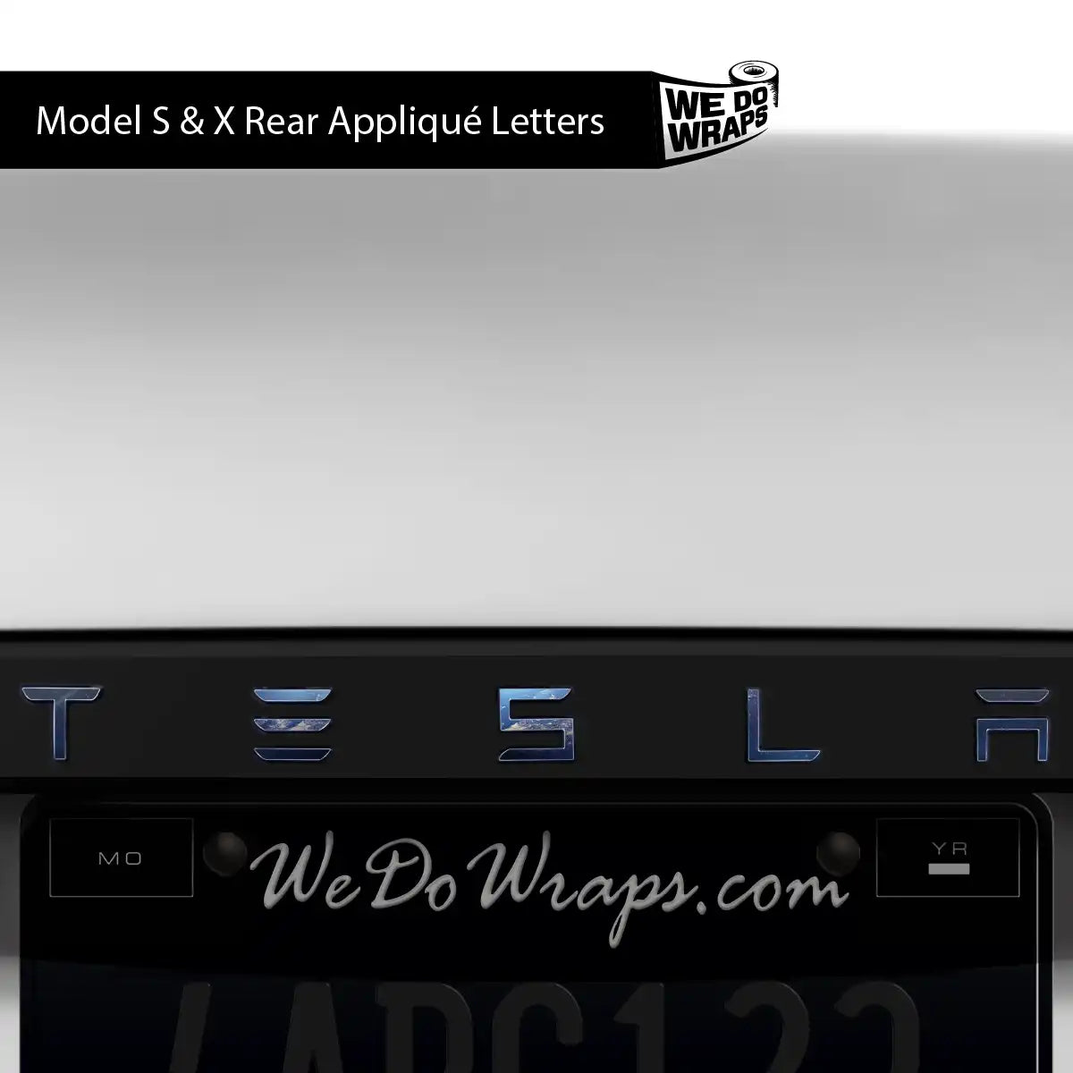 SpaceX Tesla Emblem Decals (Front + Back) | Model X - Tesla Emblems
