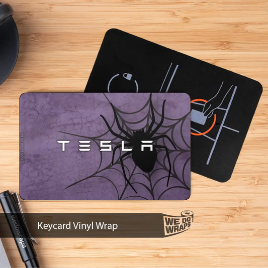 Cobweb Spider Tesla Keycard Decal - Tesla Emblems