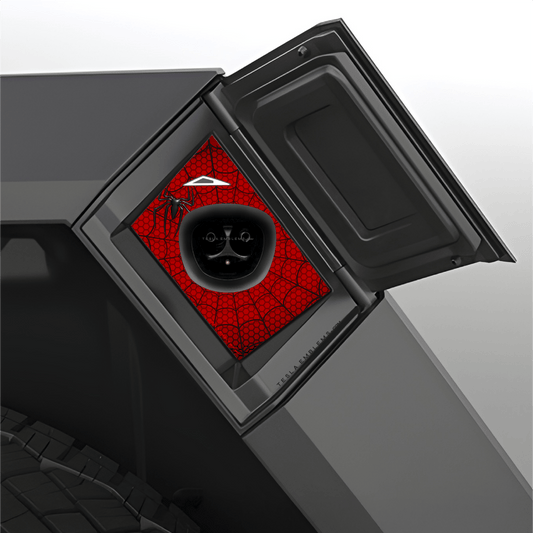 Spider - Man Tesla Charge Port Wrap - Tesla Emblems