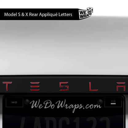 Spidey Senses Tesla Emblem Decals (Front + Back) | Model S - Tesla Emblems