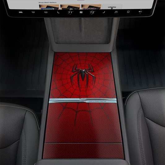 Spider - Man Tesla Center Console Wrap Kit | 2024+ Model 3 "Highland" - Tesla Emblems