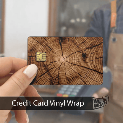 Split Wood | NFC Key Card Wrap - Tesla Emblems