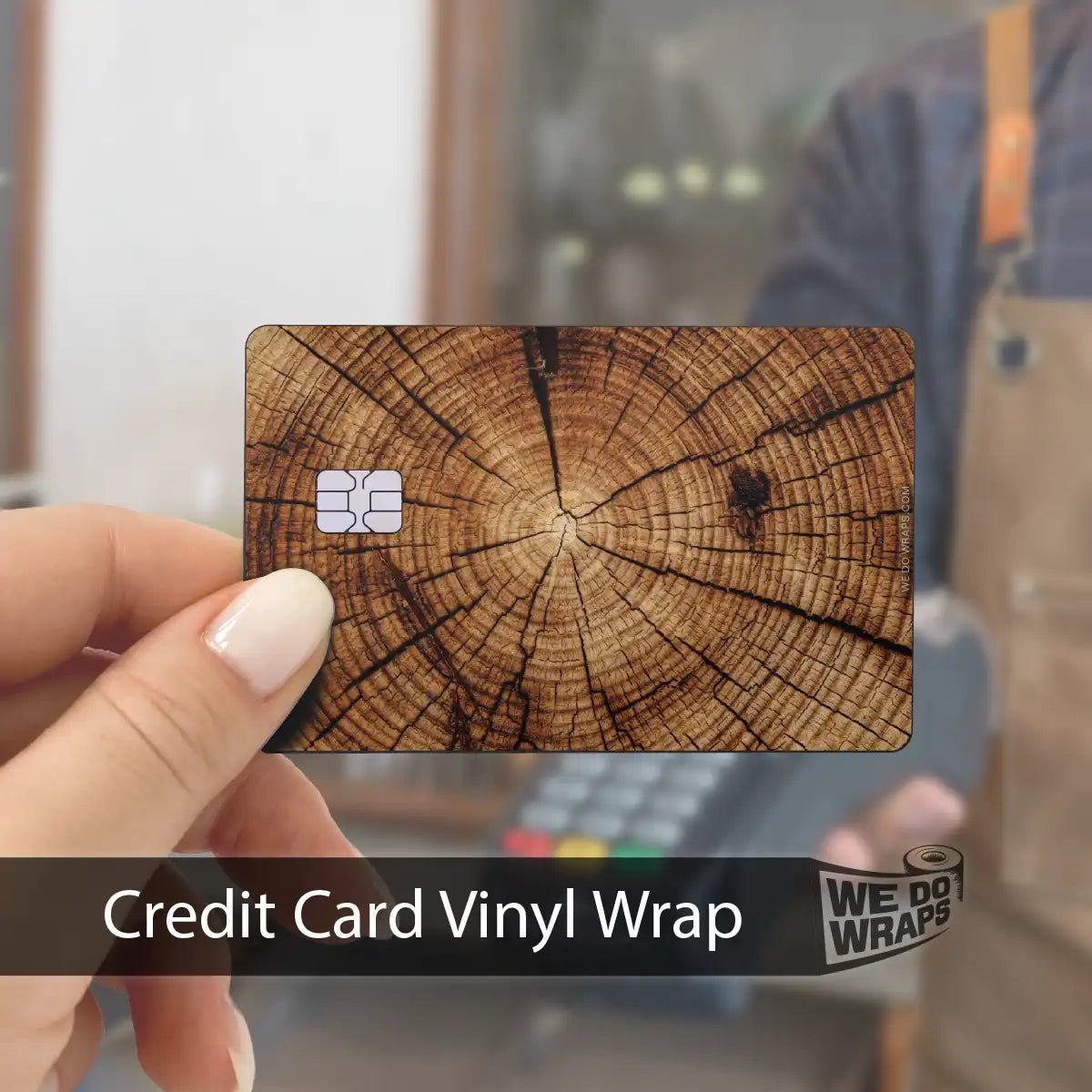 Split Wood | NFC Key Card Wrap - Tesla Emblems
