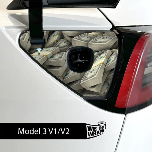 Stacks on Stacks Tesla Charge Port Wrap | Model 3 - Tesla Emblems