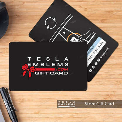 TeslaEmblems.com Gift Card - Mailed - Tesla Emblems
