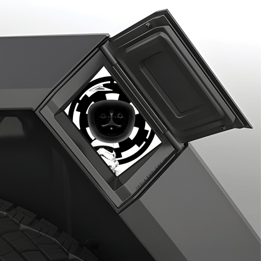 Storm Trooper Tesla Charge Port Wrap - Tesla Emblems