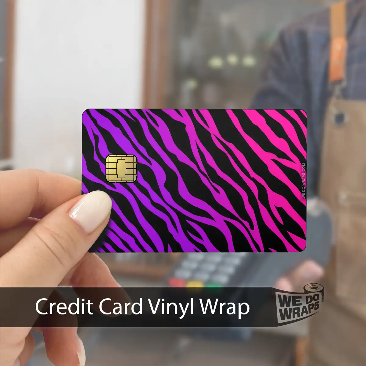 Stylish Zebra | NFC Key Card Wrap - Tesla Emblems