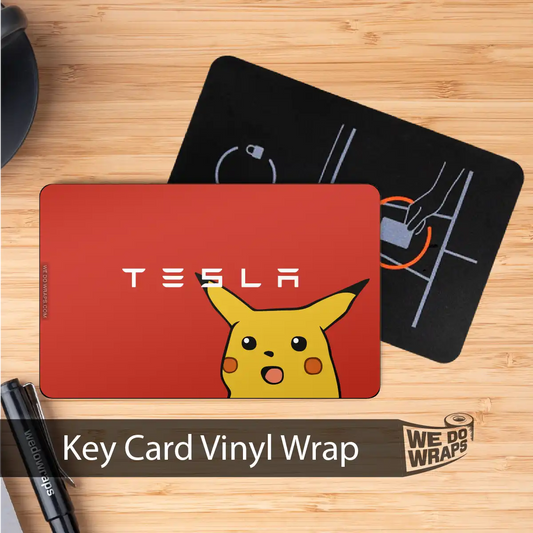 Surprised Pikachu | NFC Key Card Wrap - Tesla Emblems