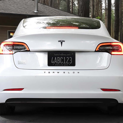 Team Elon Letters | Cut Vinyl Letters Decal - Tesla Emblems