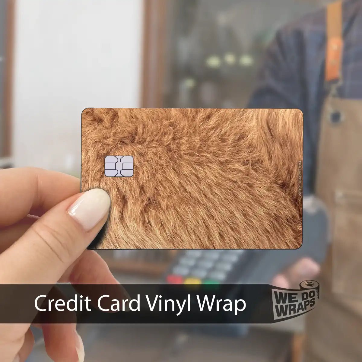 Teddy Bear Fur | NFC Key Card Wrap - Tesla Emblems