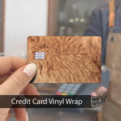 Teddy Bear Fur | NFC Key Card Wrap - Tesla Emblems
