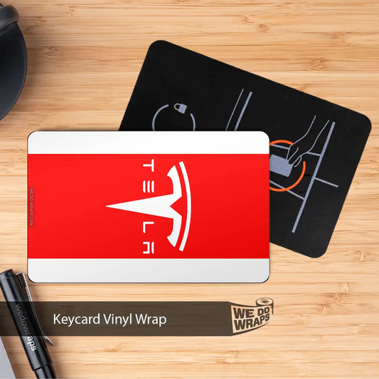 Tesla Flag Keycard Decal - Tesla Emblems