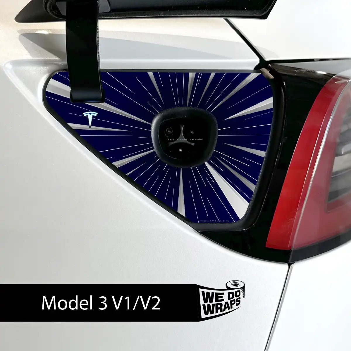 Tesla Insane Performance Mode Charge Port Wrap | Model 3 - Tesla Emblems