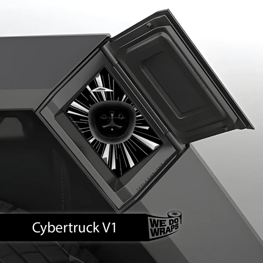Tesla Ludicrous Performance Mode Charge Port Wrap | Cybertruck - Tesla Emblems