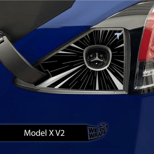 Tesla Ludicrous Performance Mode Charge Port Wrap | Model X - Tesla Emblems