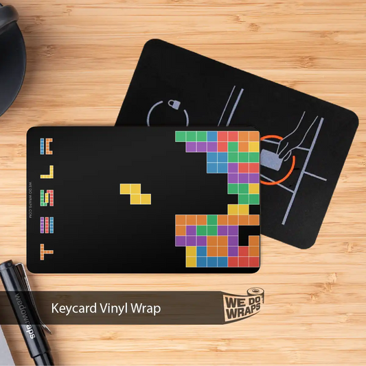 Tetris Tesla Keycard Decal - Tesla Emblems