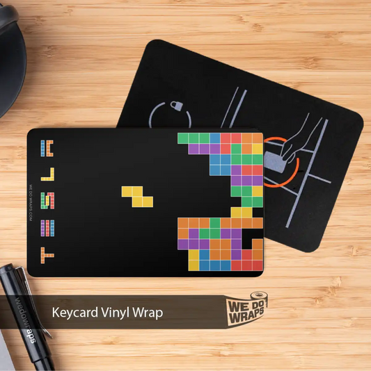 Tetris Tesla Keycard Decal - Tesla Emblems