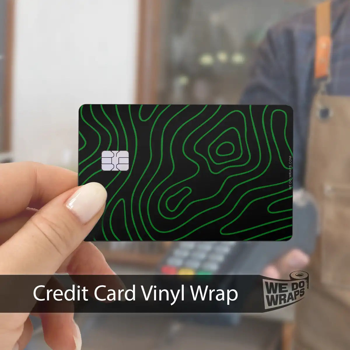 Topography Camo | NFC Key Card Wrap - Tesla Emblems