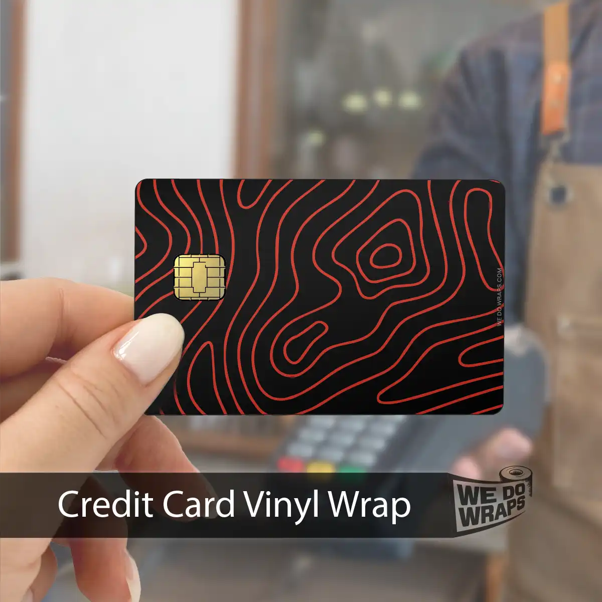 Topography Camo | NFC Key Card Wrap - Tesla Emblems