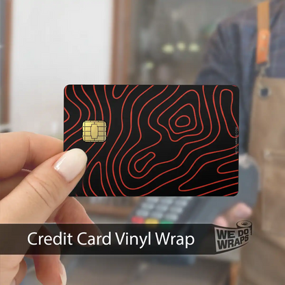 Topography Camo | NFC Key Card Wrap - Tesla Emblems