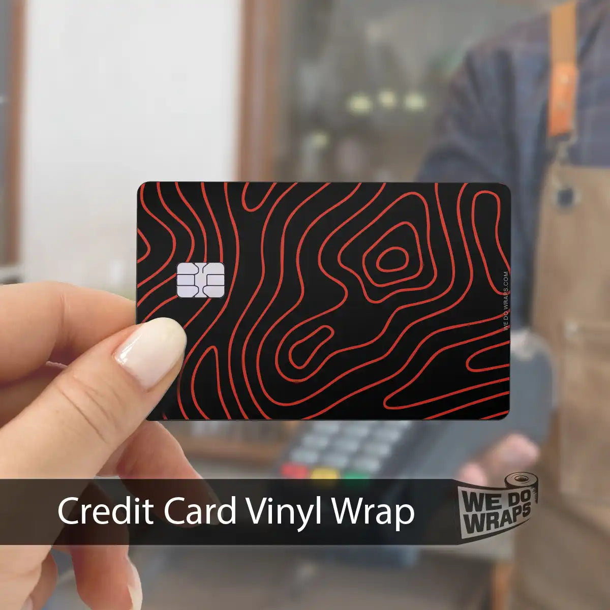 Topography Camo | NFC Key Card Wrap - Tesla Emblems