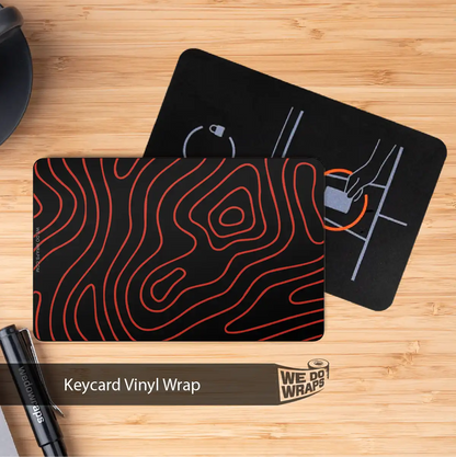 Topography Camo Tesla Keycard Decal - Tesla Emblems