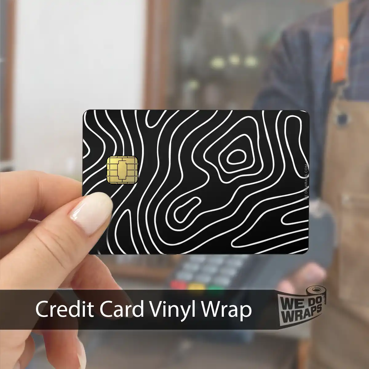 Topography Camo | NFC Key Card Wrap - Tesla Emblems